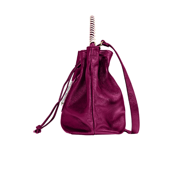 Bucket phone bag magenta