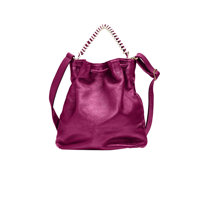 Bucket phone bag magenta