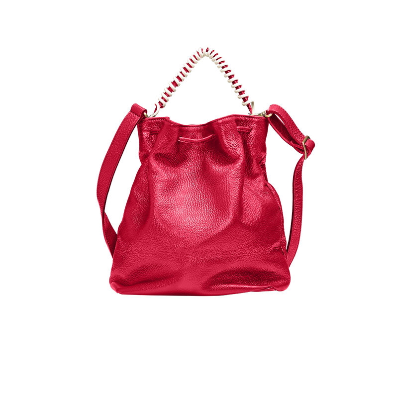 Bucket phone bag rosso