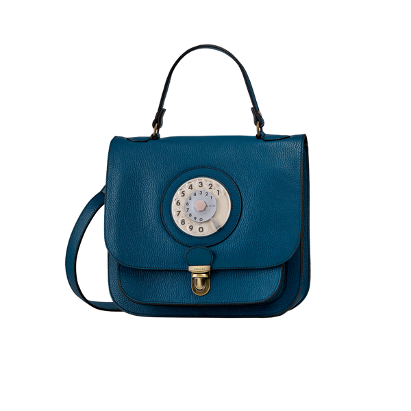 Marty phone bag blu di Prussia