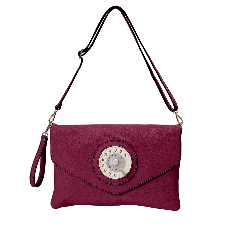 Letter phone bag Magenta