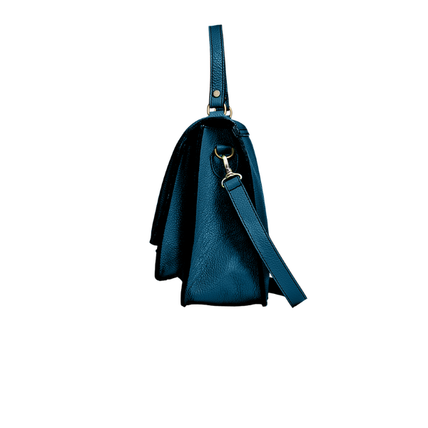 Marty phone bag blu di Prussia