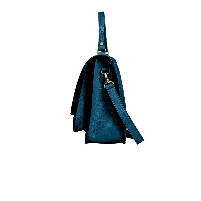 Marty phone bag blu di Prussia