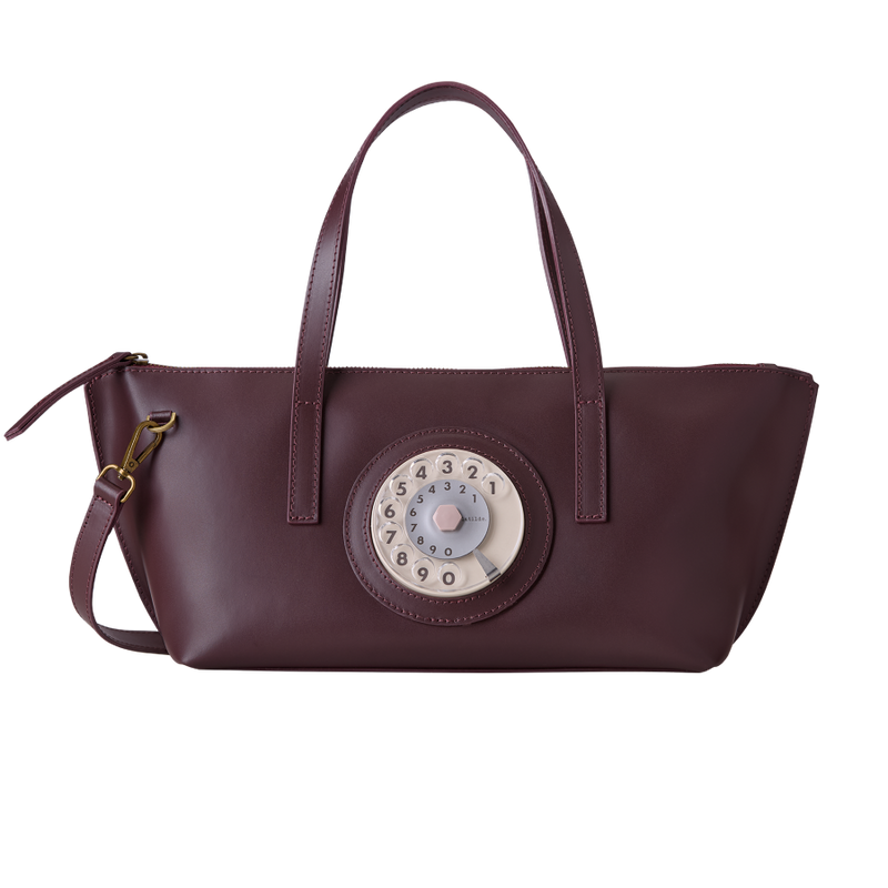 Pagoda phone bag plum