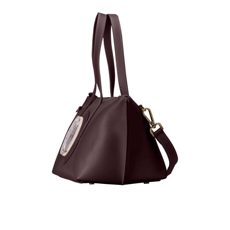 Pagoda phone bag plum