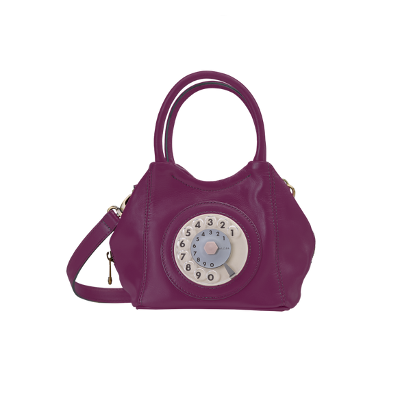 Mini Pagoda phone bag magenta