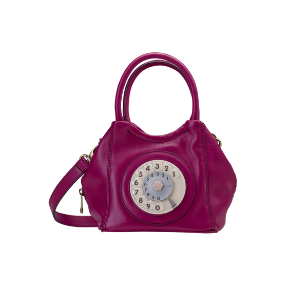 Mini Pagoda phone bag magenta