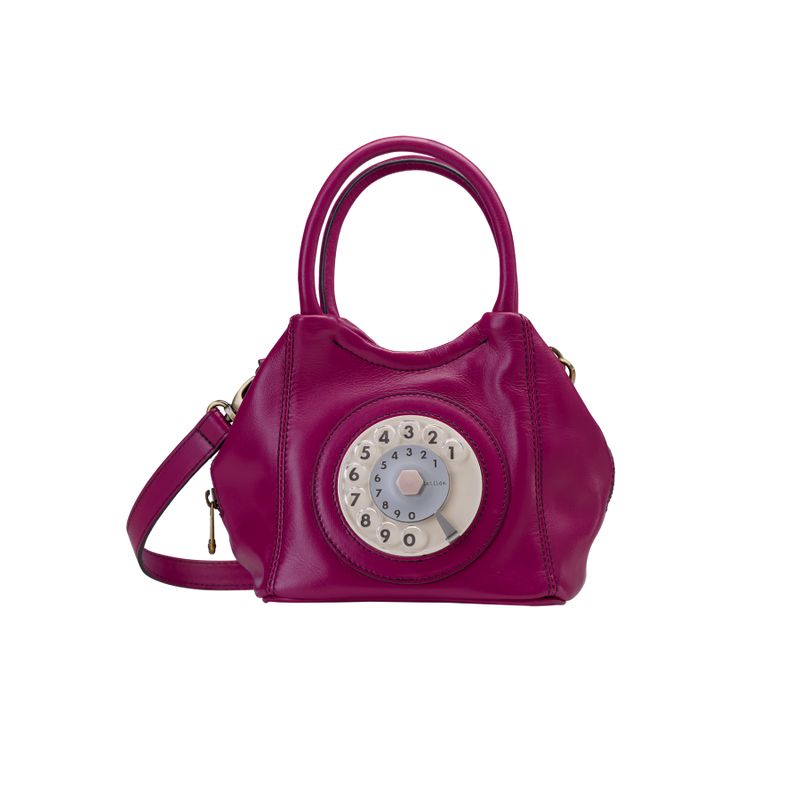 Mini Pagoda phone bag magenta