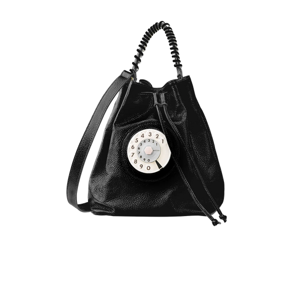 Bucket phone bag black