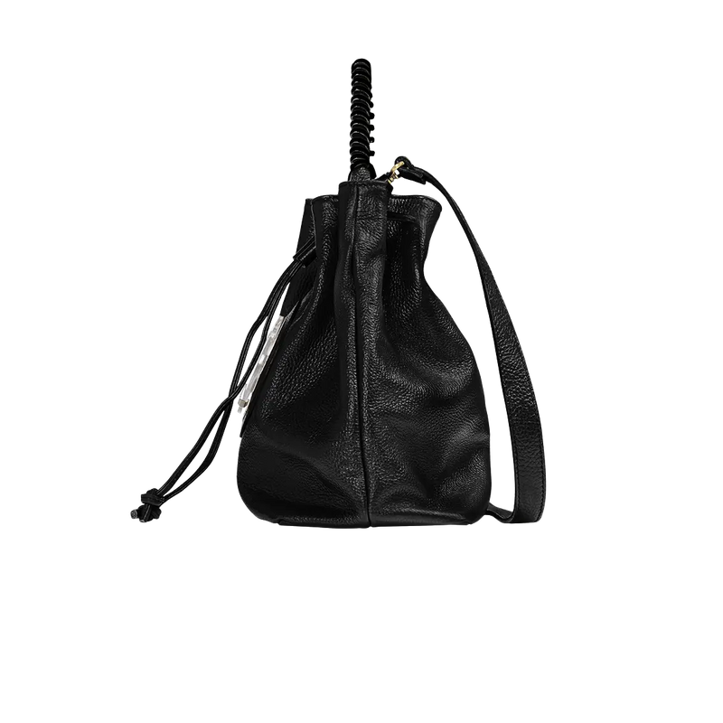 BUCKET PHONE BAG schwarz