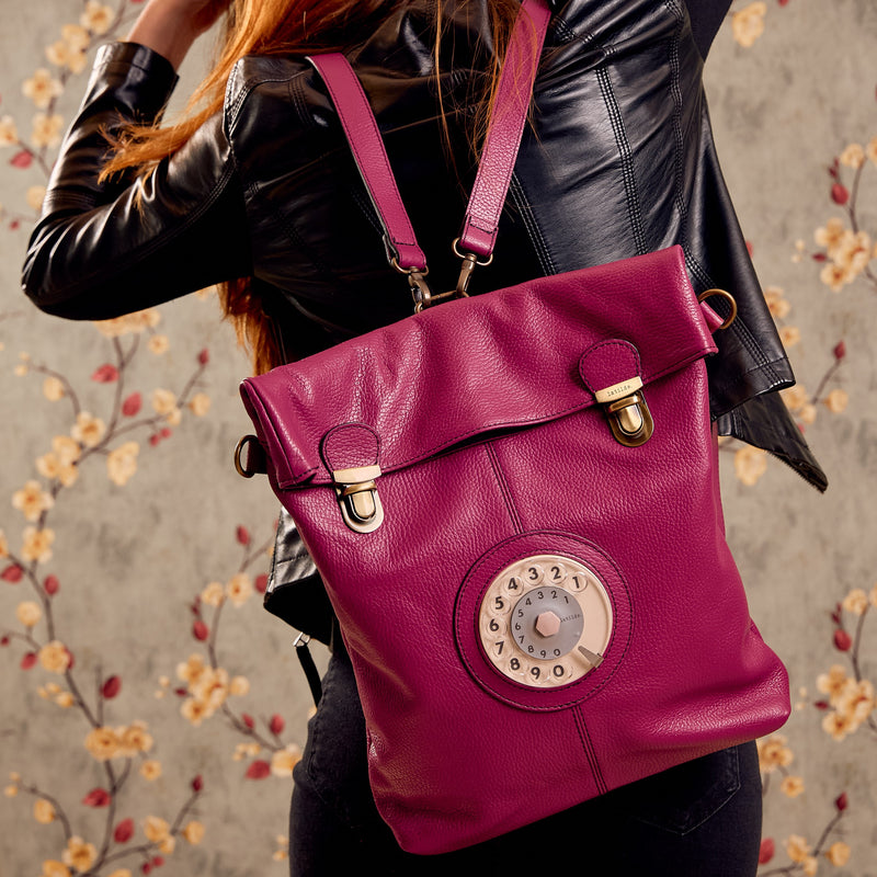 Zaino Flat phone bag magenta