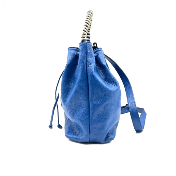 Bucket phone bag cobalt blue